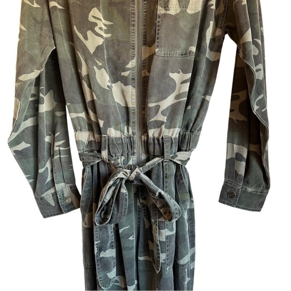 PAM & GELA Camo Belted Tencel Jumpsuit - Picture 4 of 12